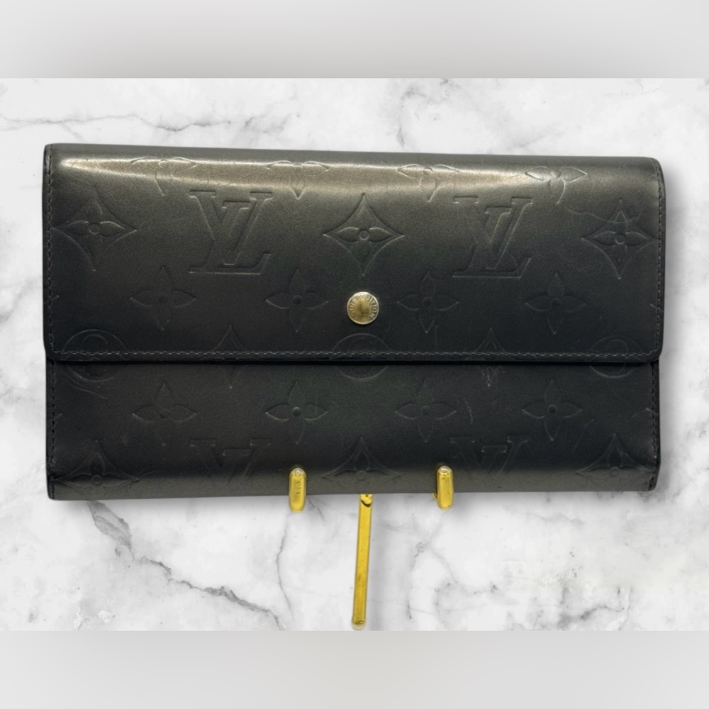 Louis Vuitton Matte Vernis Continental Wallet